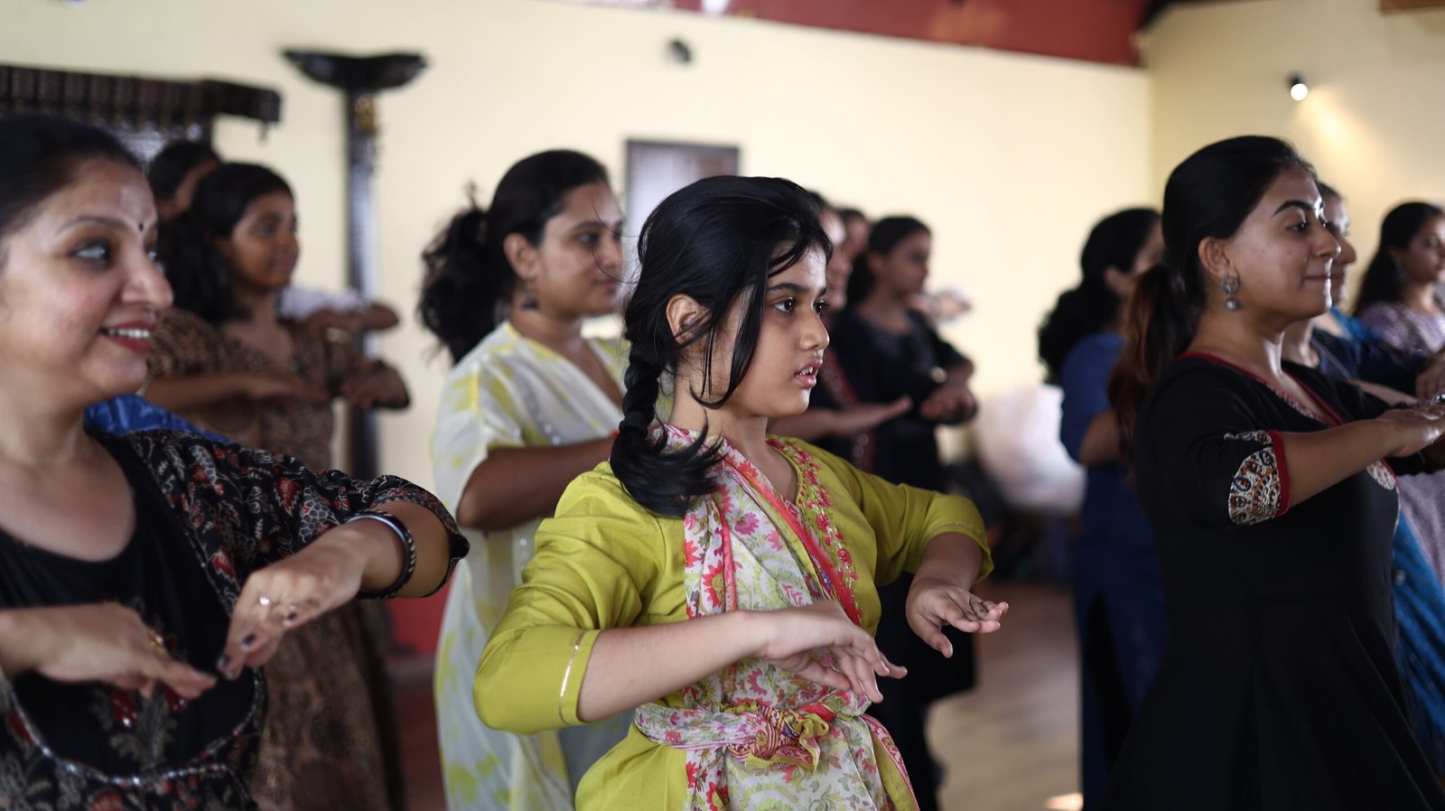 An introduction to Kathak through rhythm, movement, and coordination, with a focus on strong basics and age-appropriate learning.